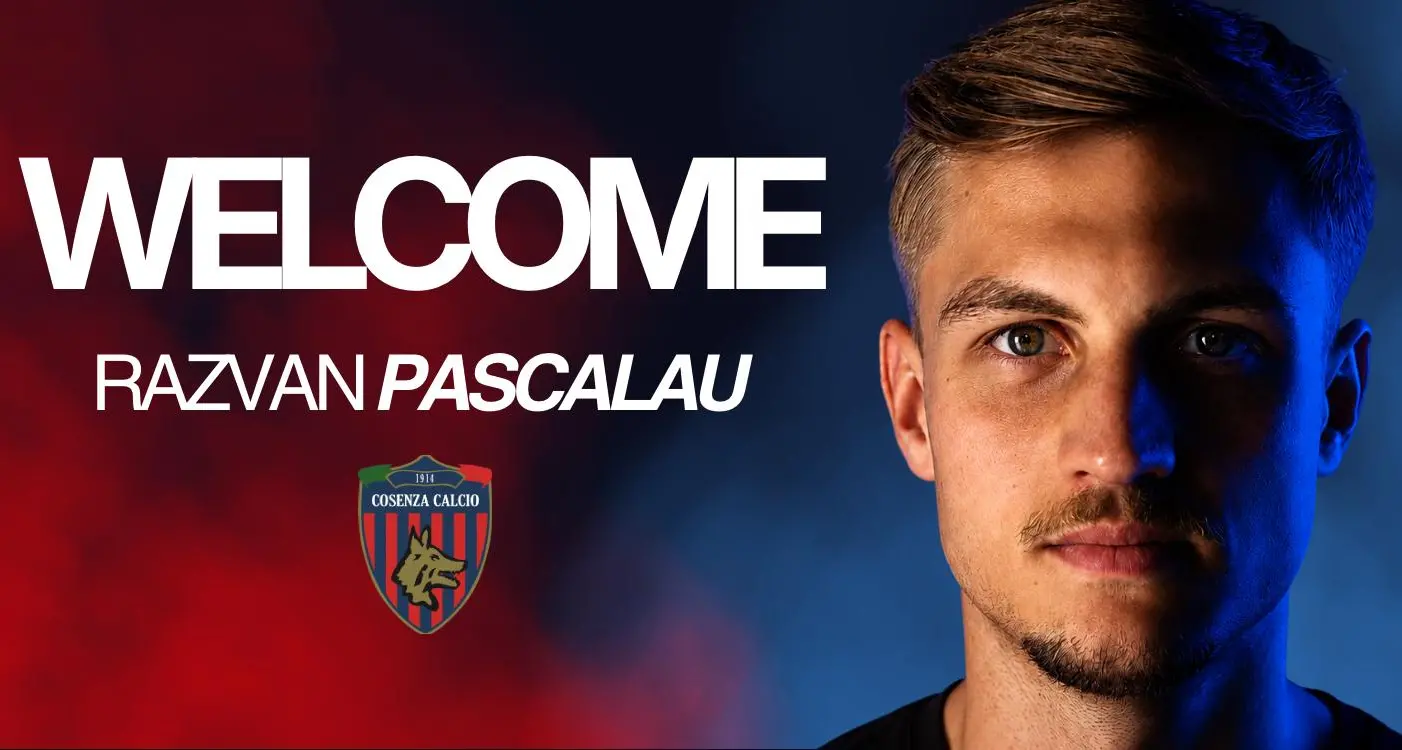 Cosenza, finalmente Pascalau: ufficiale l’arrivo del difensore