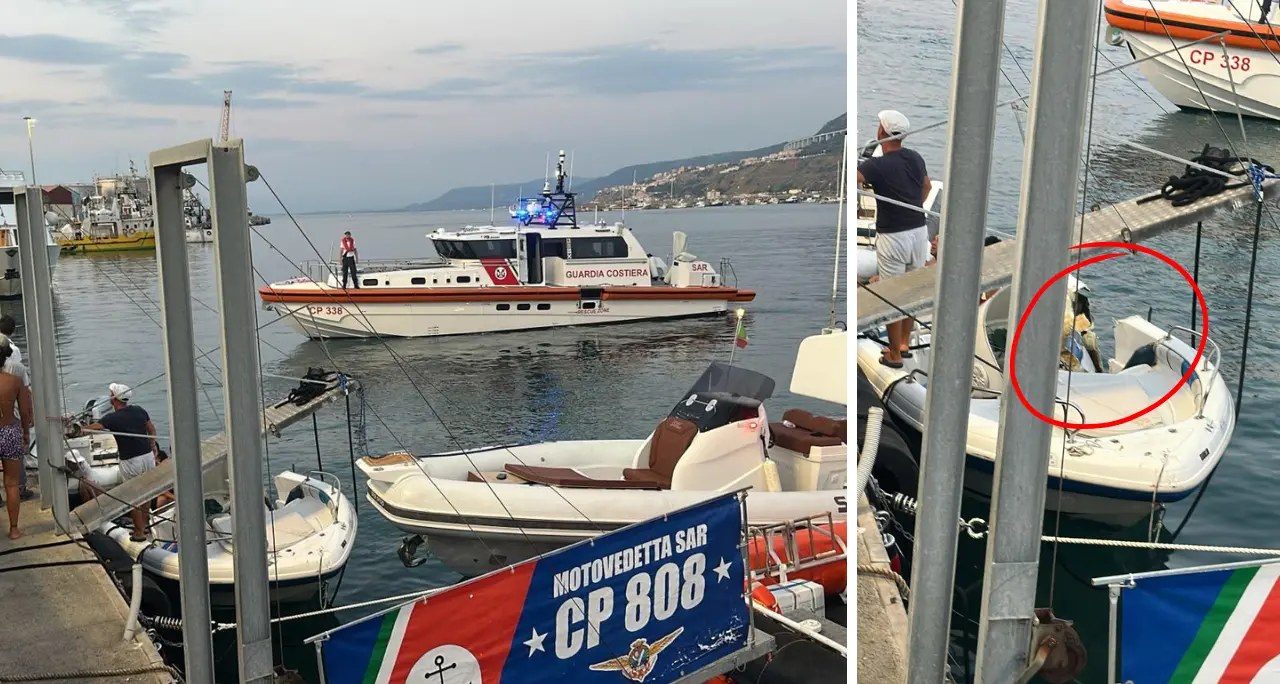 Tragedia a Vibo Marina, scontro tra un gommone e una barca nel porto: muore un giovane, altri due feriti\n