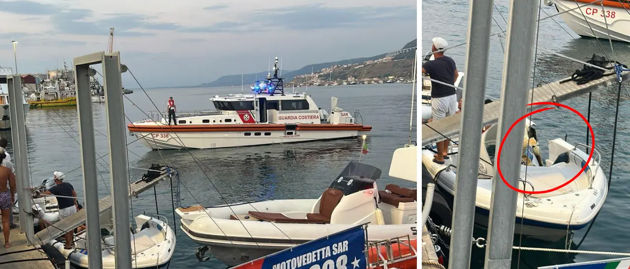 Tragedia a Vibo Marina, scontro tra un gommone e una barca nel porto: muore un giovane, altri due feriti\n