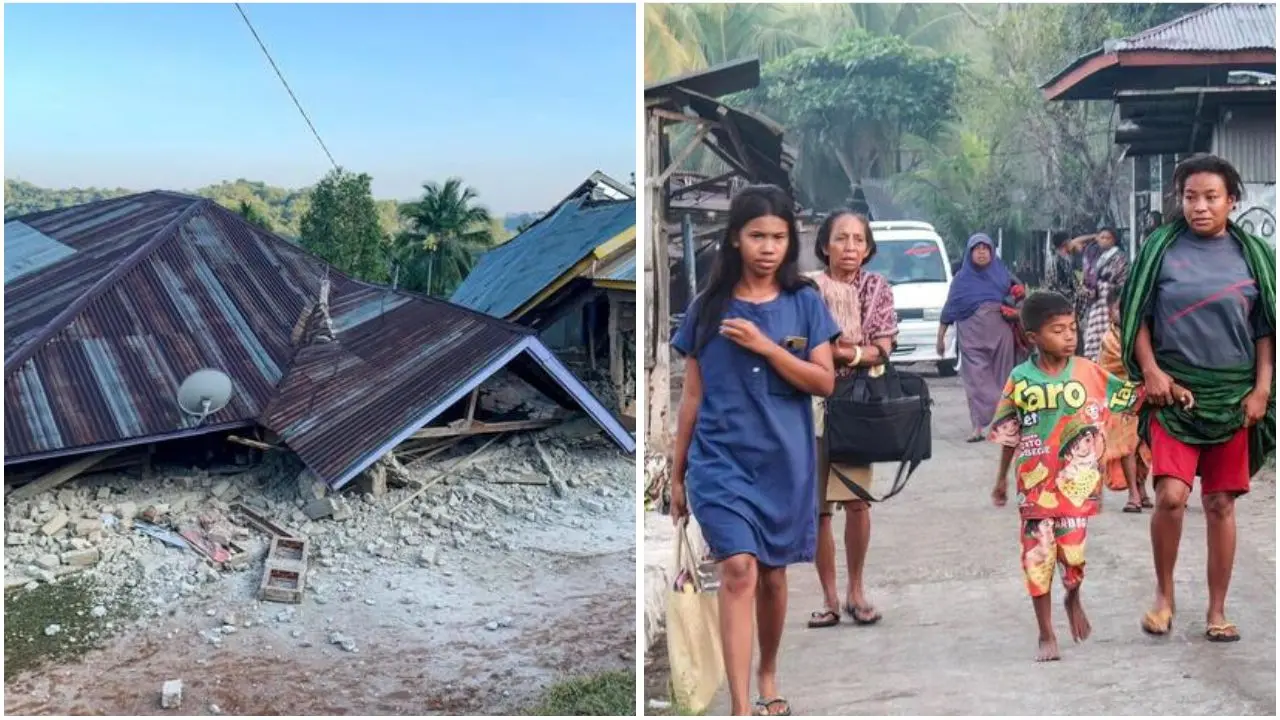 Violento terremoto di magnitudo 7.7 in Indonesia: allerta tsunami e almeno 20 morti, evacuazioni nell’isola di\u00A0Flores\n