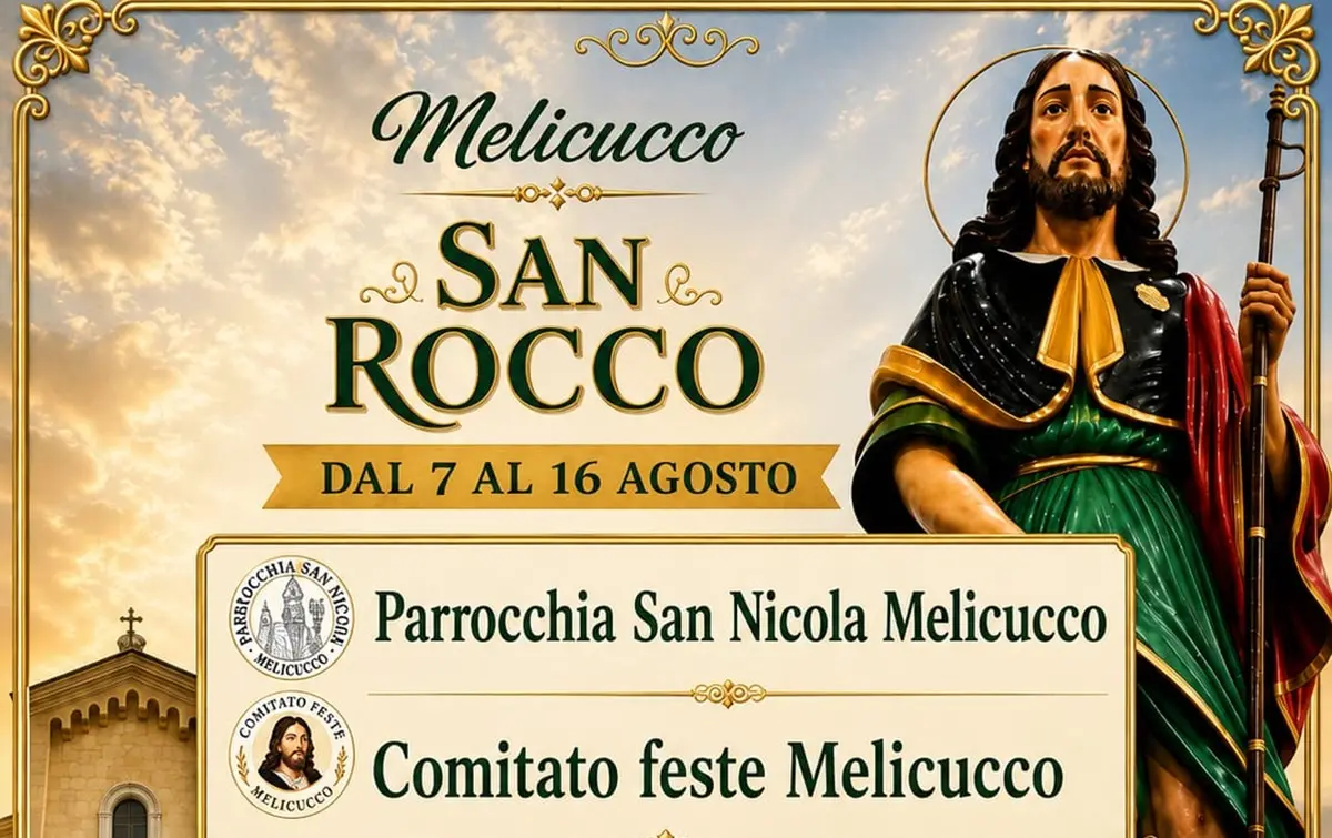 Melicucco, i festeggiamenti in onore di San Rocco proseguiranno nel ricordo di Anthony Ieranò\n