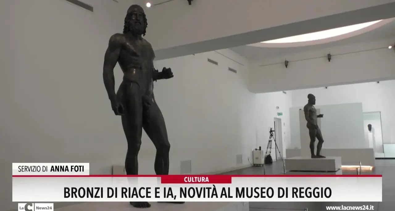Bronzi di Riace e IA, novità al museo di Reggio
