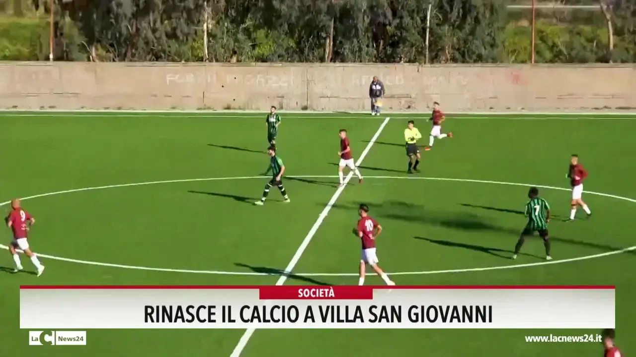 Rinasce il calcio a Villa San Giovanni