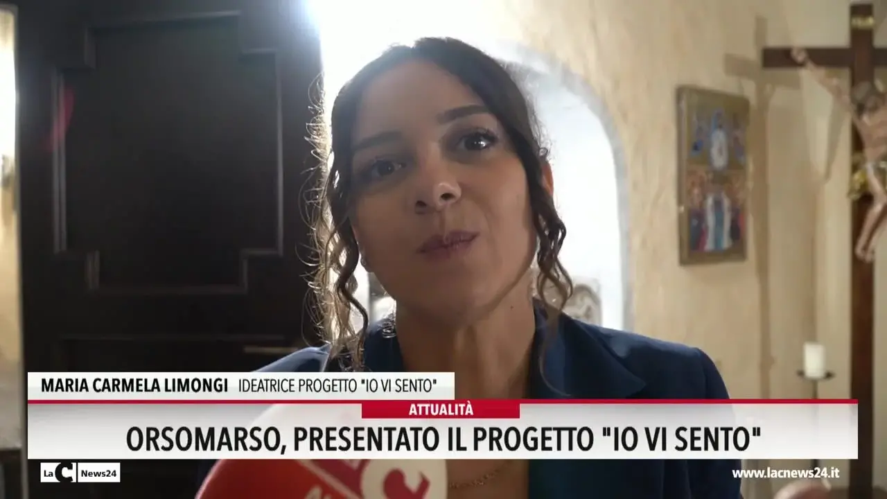 Orsomarso, presentato il progetto \"Io vi sento\"