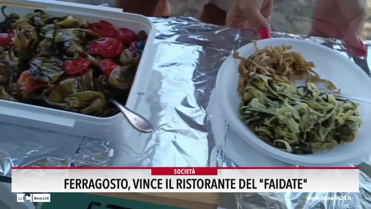 Ferragosto, vince il ristorante del faidate
