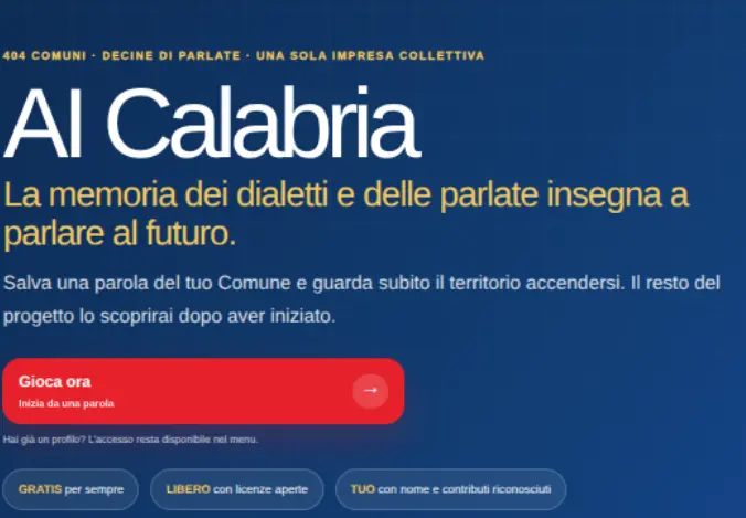 AI Calabria: l’atlante digitale che trasforma i dialetti in memoria collettiva\n