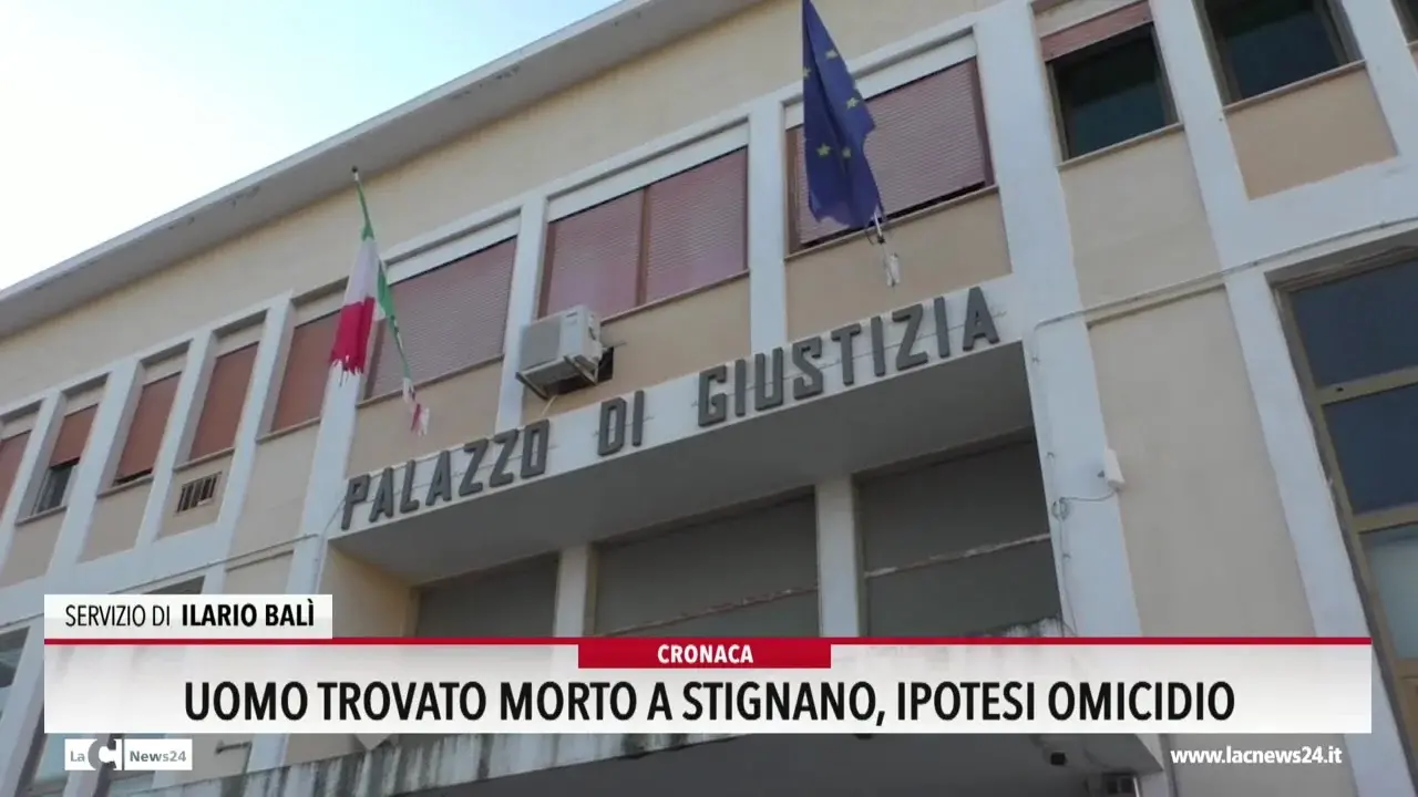 Uomo trovato morto a Stignano, ipotesi omicidio