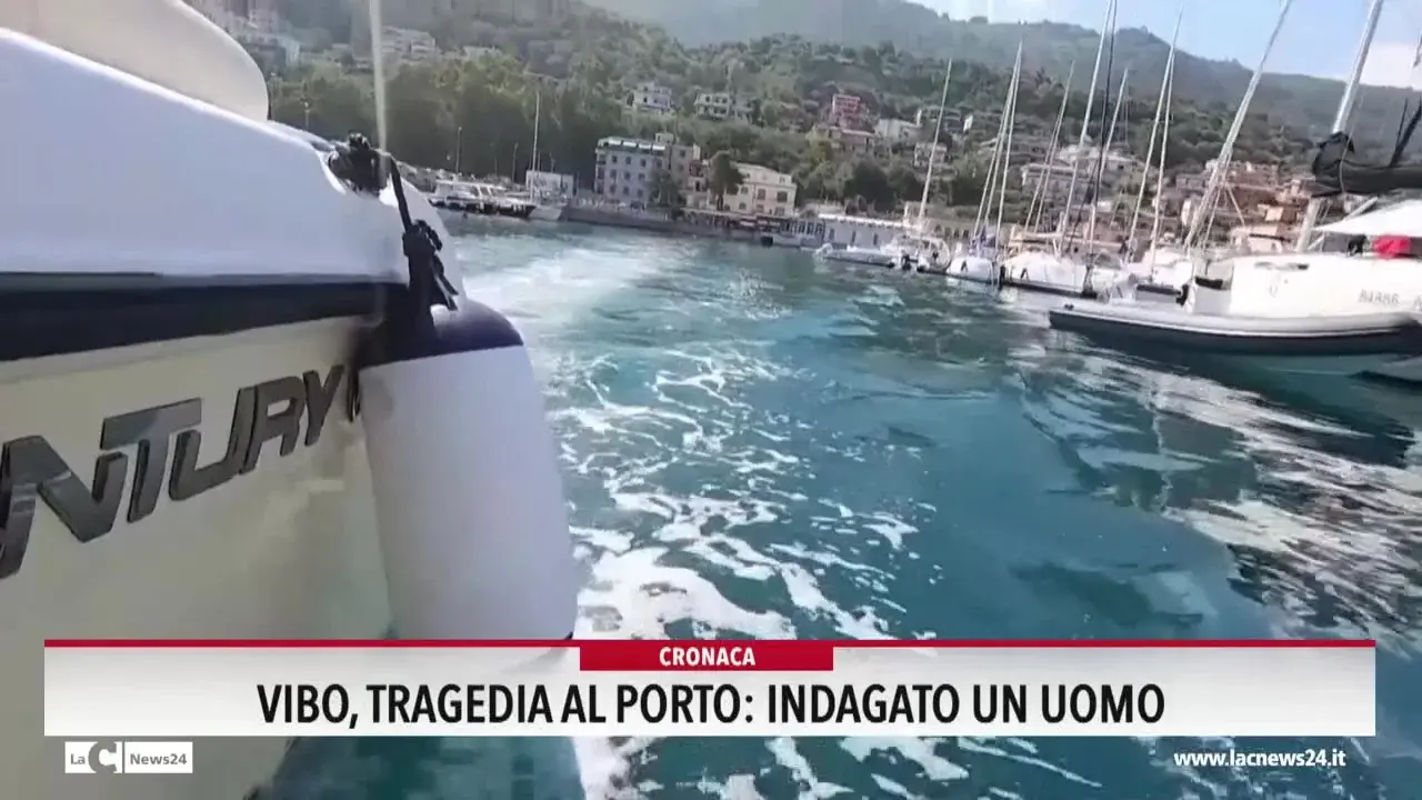 Vibo, tragedia al porto: indagato un uomo