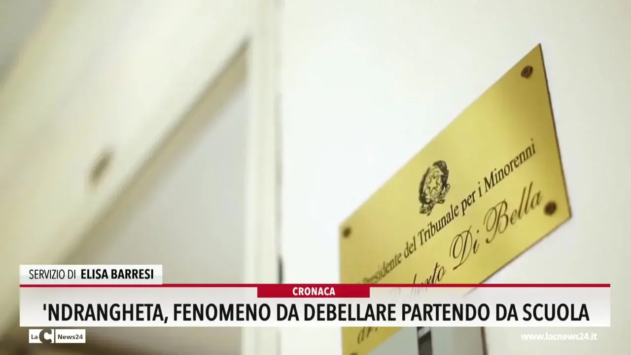 'Ndrangheta, fenomeno da debellare partendo da scuola