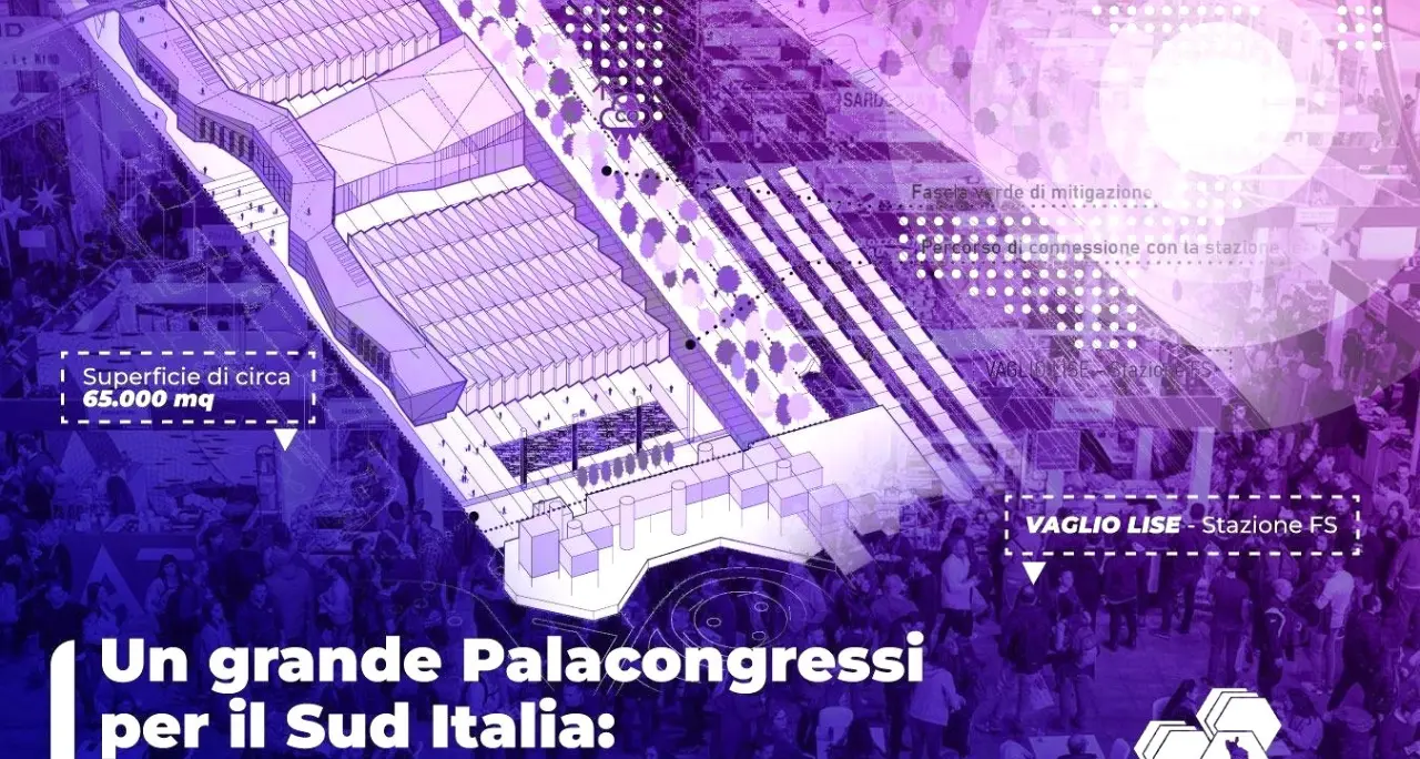 Pala Congressi a Vaglio Lise, Napoli: «Può creare una nuova economia e rendere Cosenza più competitiva»\n