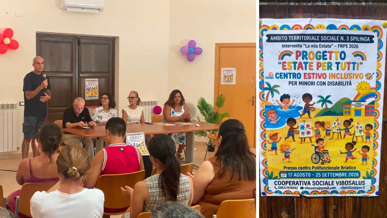 Briatico, parte “Estate per Tutti”: fino a settembre un centro estivo inclusivo dedicato ai minori con disabilità\n