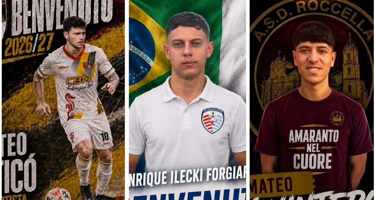 Promozione B, il mercato non si ferma: Soverato, Val Gallico e Roccella protagoniste\n\n\n