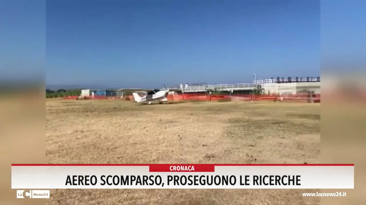 Aereo scomparso, proseguono le ricerche