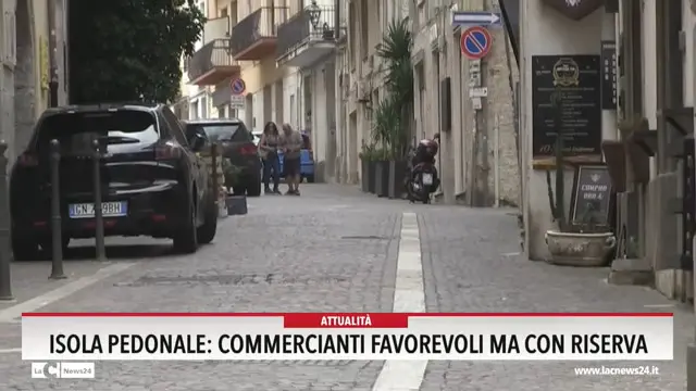Isola pedonale: commercianti favorevoli ma con riserva