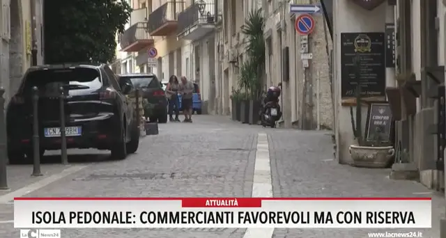 Isola pedonale: commercianti favorevoli ma con riserva