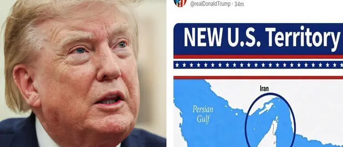 Iran-Usa, il nuovo messaggio di Trump: «Hormuz è un nuovo territorio americano». Teheran:\u00A0«Solo illusioni»\n