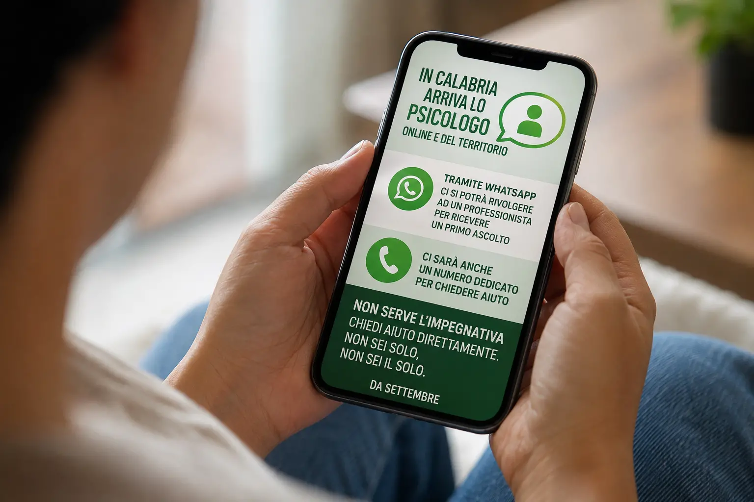 Psicologo online e del territorio, la novità annunciata da Occhiuto: «In Calabria da settembre»\n