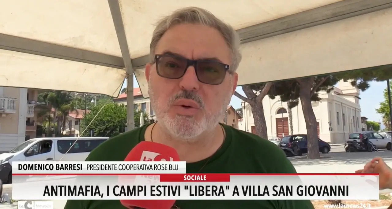 Antimafia, i campi estivi \"Libera\" a Villa San Giovanni