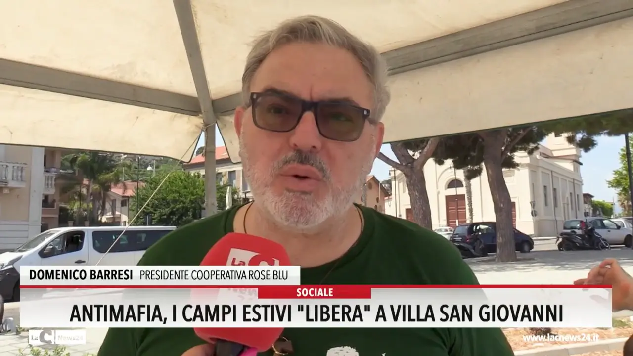 Antimafia, i campi estivi \"Libera\" a Villa San Giovanni