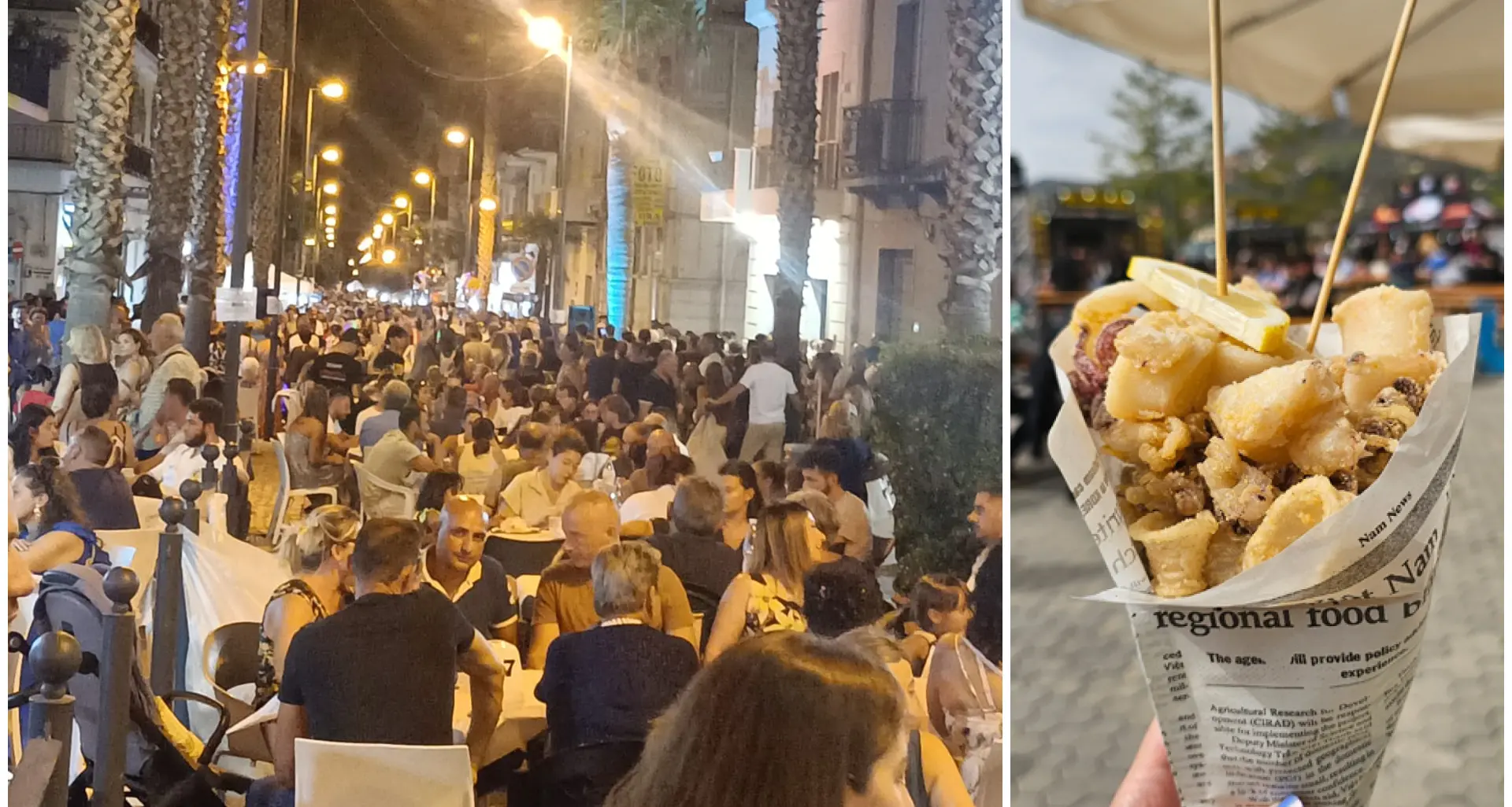 Melito Porto Salvo, l’estate accende la città: in migliaia alla Notte Bianca, mentre cresce l’attesa per la\u00A0tre giorni di Street Food\n