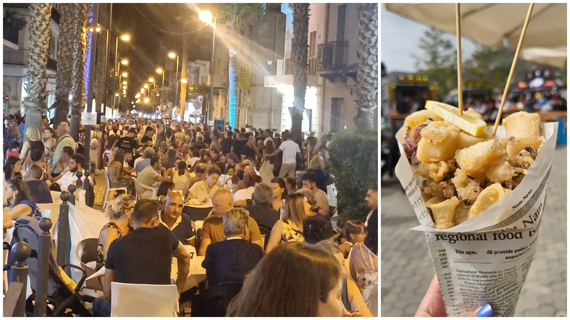 Melito Porto Salvo, l’estate accende la città: in migliaia alla Notte Bianca, mentre cresce l’attesa per la\u00A0tre giorni di Street Food\n
