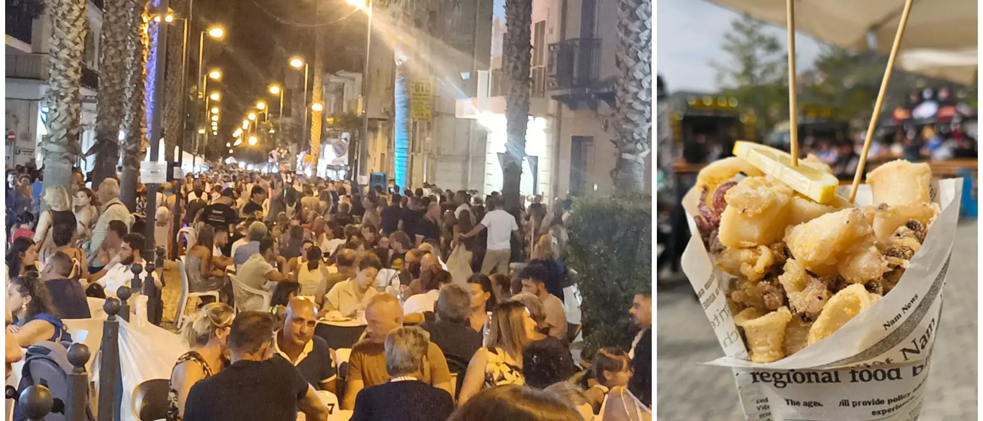 Melito Porto Salvo, l’estate accende la città: in migliaia alla Notte Bianca, mentre cresce l’attesa per la\u00A0tre giorni di Street Food\n