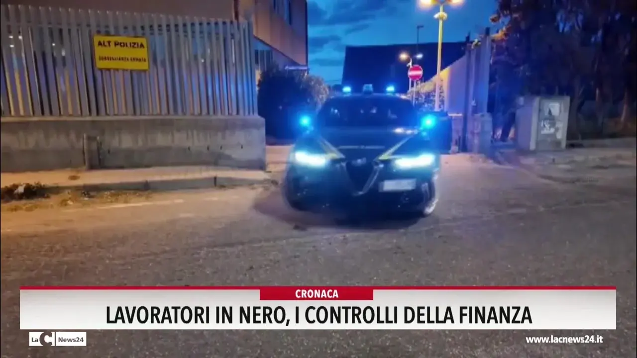 Lavoratori in nero: i controlli della Finanza