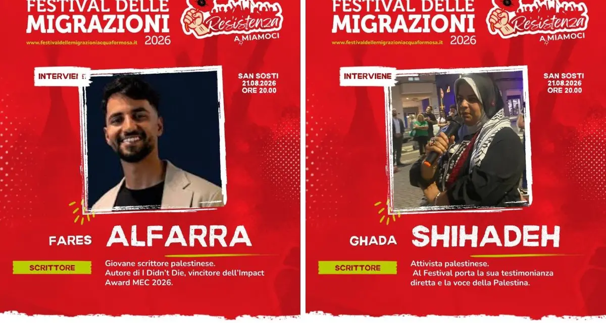 Festival delle Migrazioni a San Sosti: Gaza, cena sociale e reggae in piazza\n