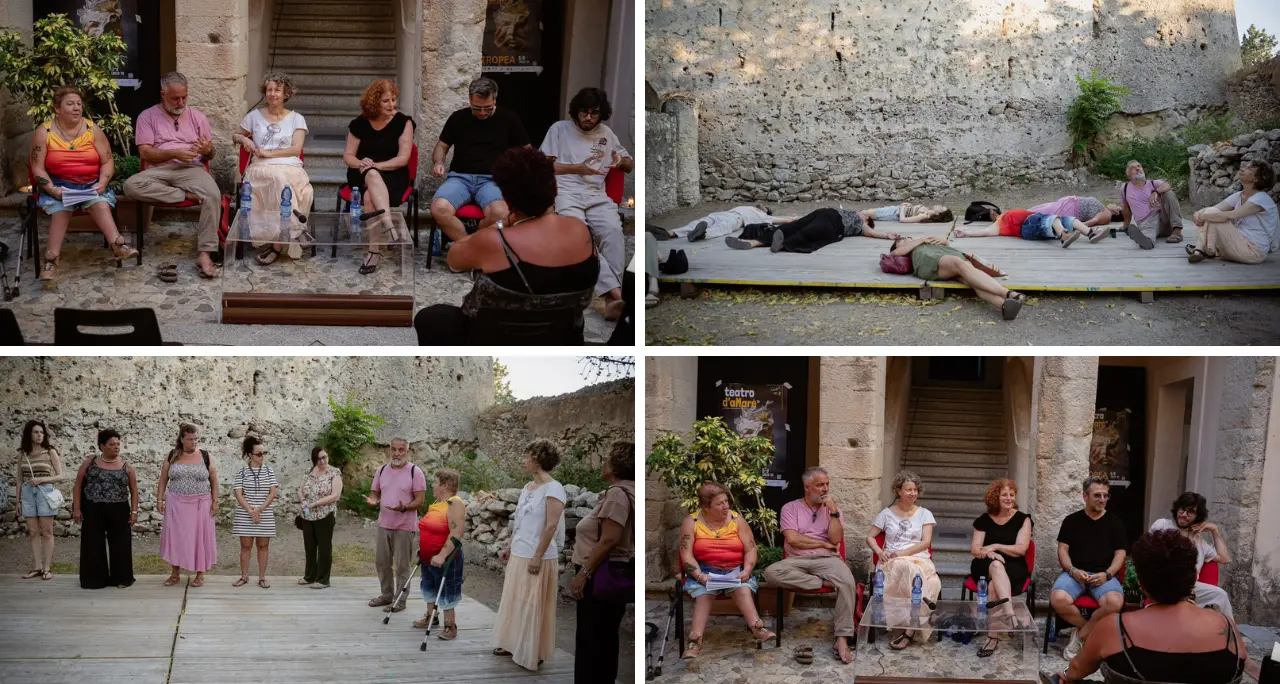 Il teatro come cura del desiderio, a Tropea la tappa di “Nutrimenti” tra confronto e partecipazione\n