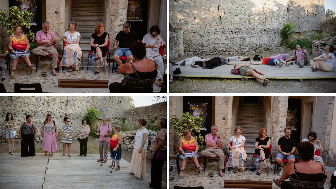 Il teatro come cura del desiderio, a Tropea la tappa di “Nutrimenti” tra confronto e partecipazione\n