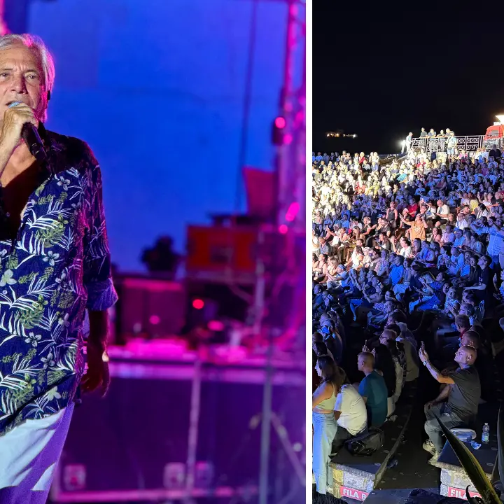 Nino D’Angelo conquista Cirella, Teatro dei Ruderi gremito per il concerto\n