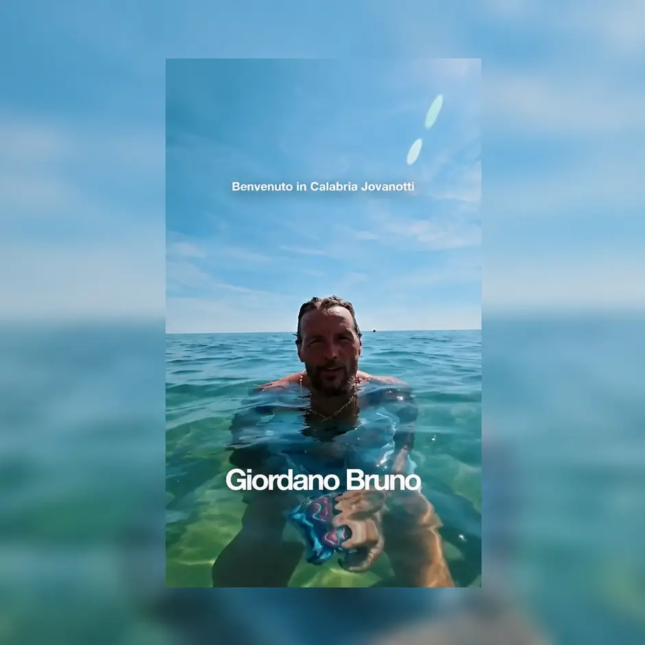 Jovanotti celebra la Calabria e \"sposta\" Giordano Bruno: Occhiuto ripubblica il reel (ma non lo corregge)\n