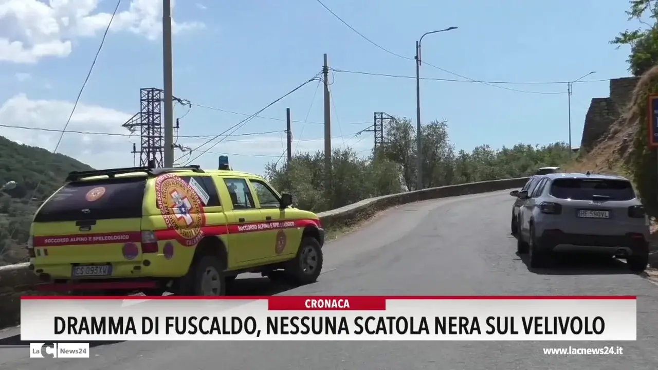 Dramma di Fuscaldo, nessuna scatola nera sul velivolo