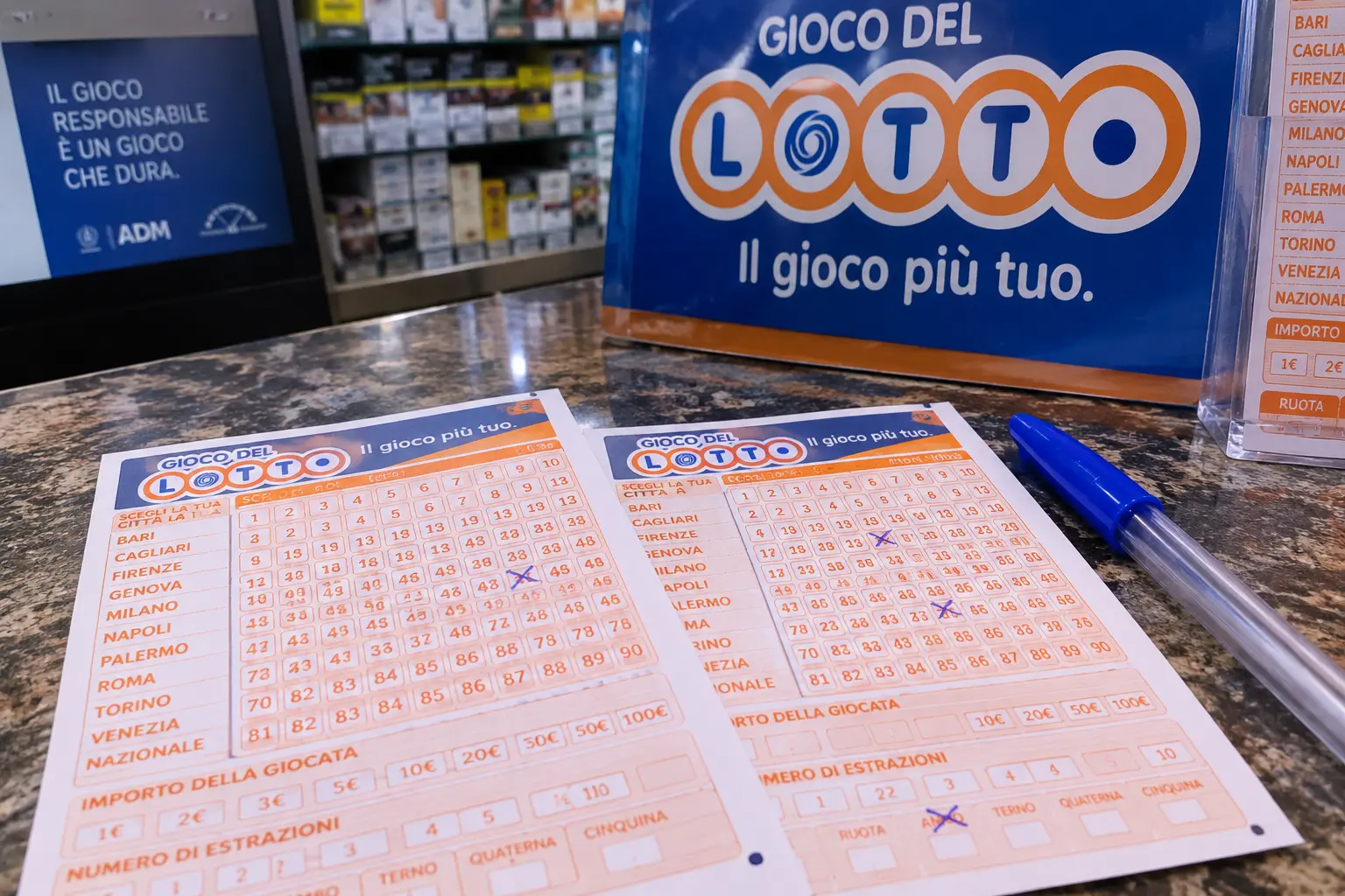 Lotto, doppio colpo a Pizzo: due vincite con un ambo per oltre 14mila euro\n