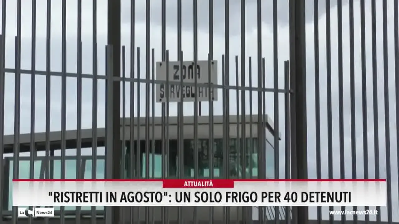 \"Ristretti in Agosto\": un solo frigo per 40 detenuti