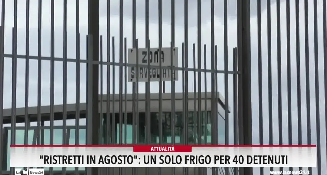 \"Ristretti in Agosto\": un solo frigo per 40 detenuti