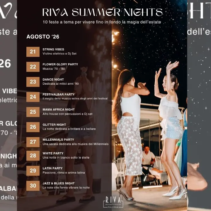 L’estate non è ancora finita: dieci serate per vivere la Riviera dei Tramonti\n