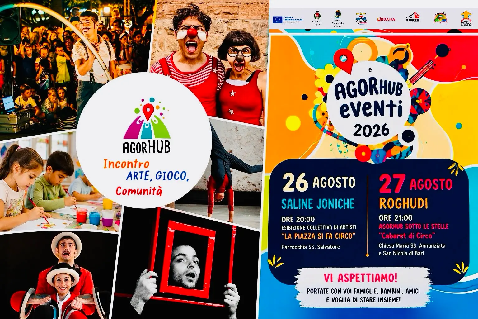Circo sotto le stelle in Aspromonte: a Saline Joniche e Roghudi l’iniziativa di AgorHub Calabria\n