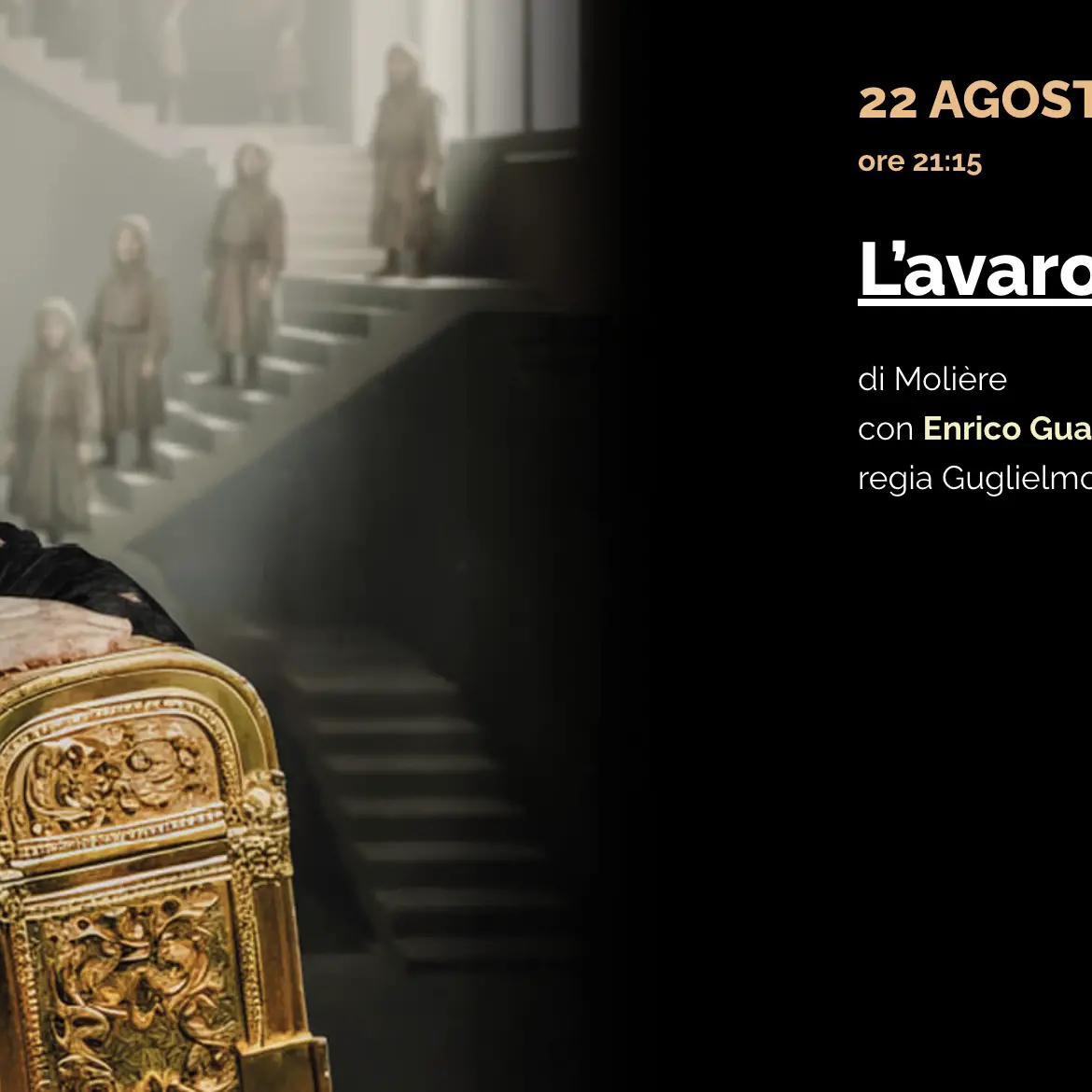 Catonateatro, oggi ultimo appuntamento con “L’avaro” di Molière\n