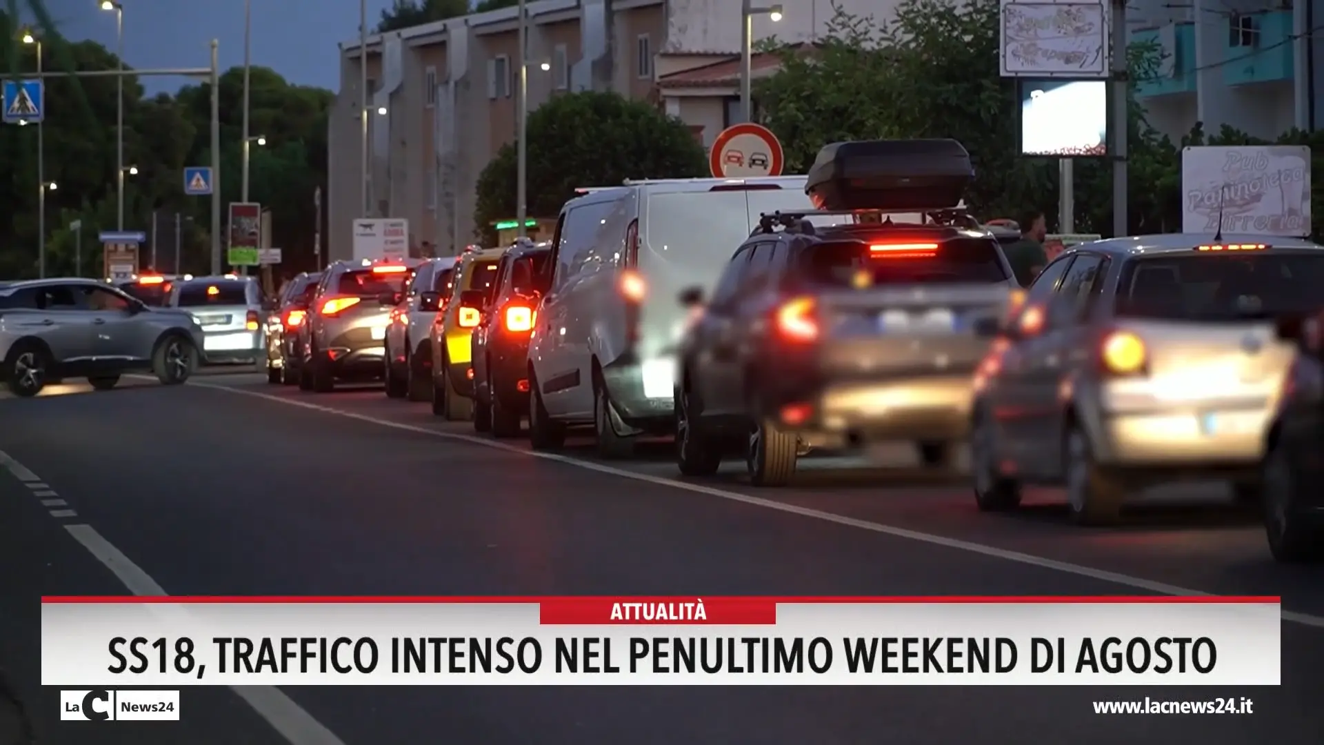 Ss18, traffico intenso nel penultimo weekend di agosto