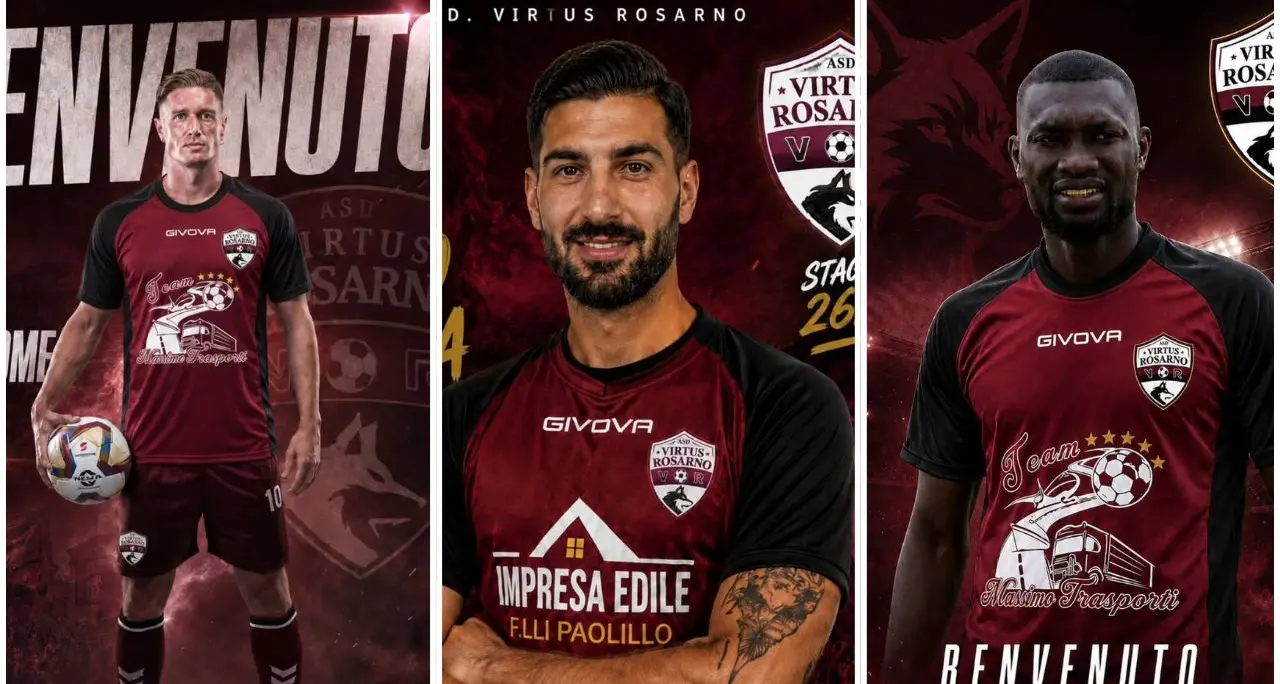 Dilettanti, mercato da copertina per la Virtus Rosarno: tris d'assi per affrontare l'Eccellenza\n