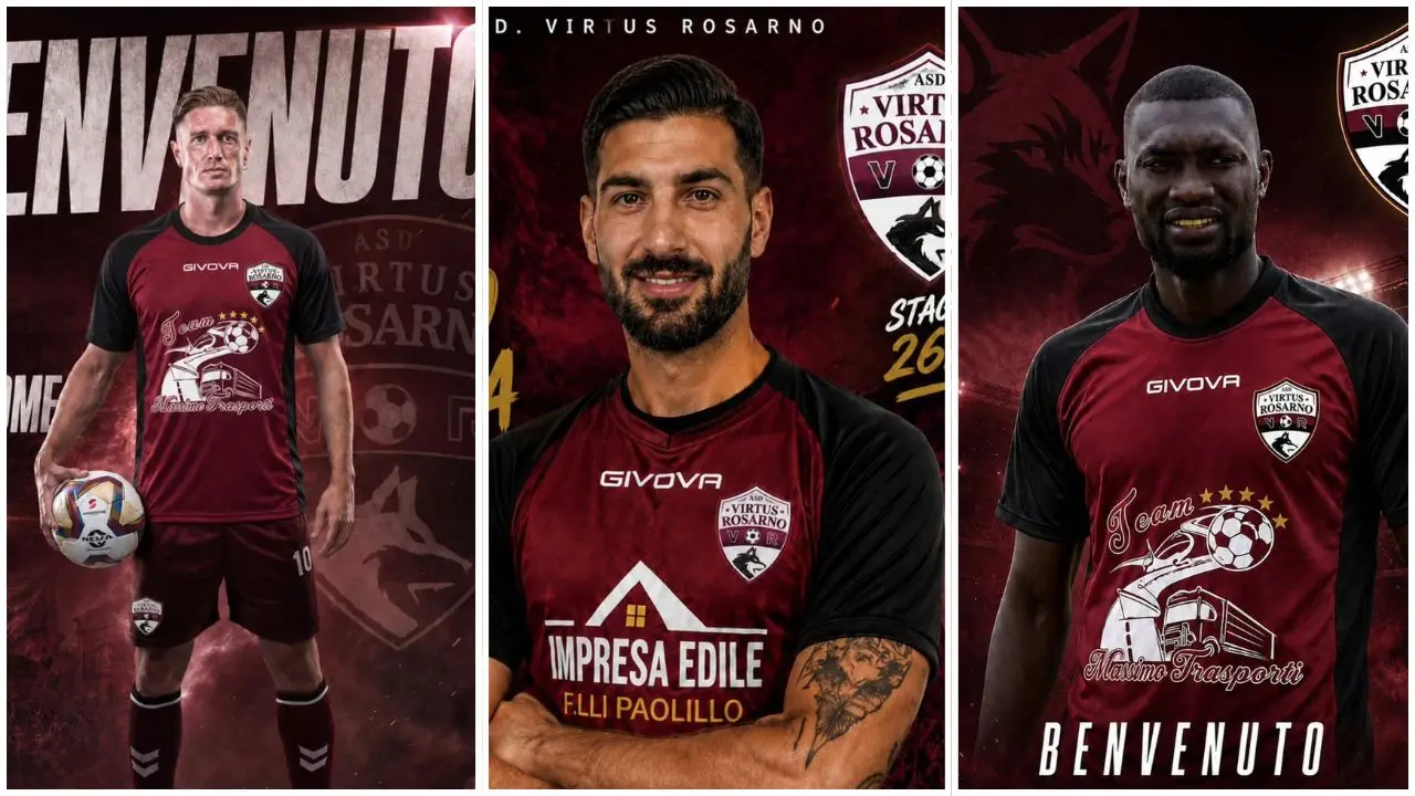 Dilettanti, mercato da copertina per la Virtus Rosarno: tris d'assi per affrontare l'Eccellenza\n