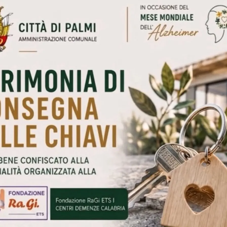 Il comune di Palmi consegna un bene confiscato alla criminalità alla fondazione Ra.Gi\n\n\n