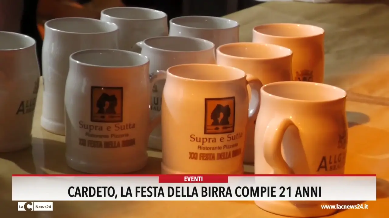 Cardeto, la festa della birra compie 21 anni