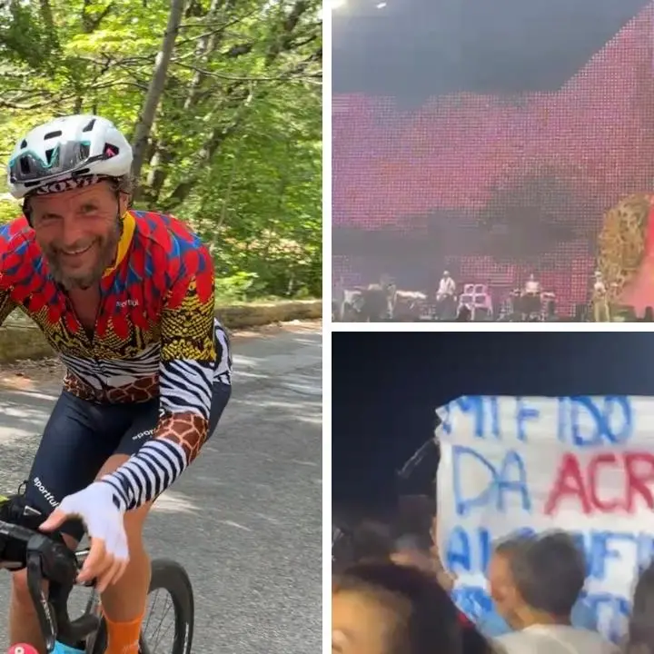 Jovanotti e la salita di Acri, il ricordo dal palco di Catanzaro: «Che botta, mamma mia»\n