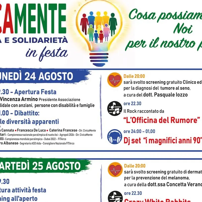 “Cosa possiamo fare noi per il nostro paese?”, da stasera a\u00A0Polistena al via la tre giorni di CivicaMente\n