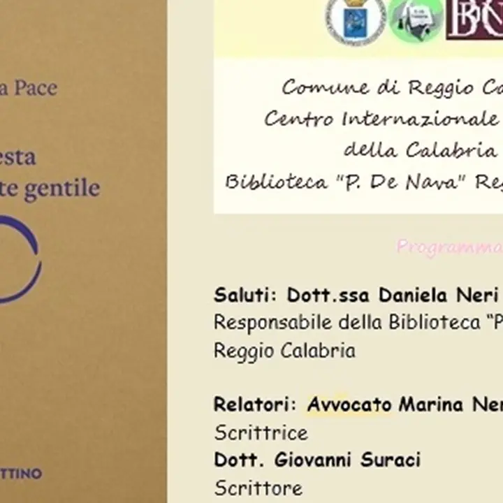 “Questa è una notte gentile”, a Reggio domani la presentazione del libro\u00A0di Simona Pace\n