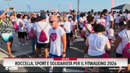 Roccella, sport e solidarietà per il fitwalking 2026