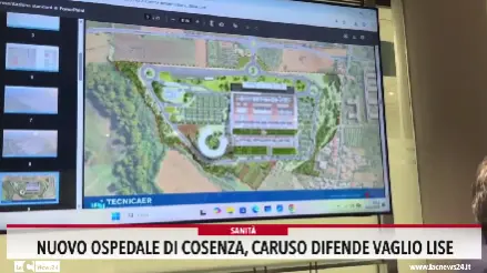 Nuovo ospedale di Cosenza, Caruso difende Vaglio Lise