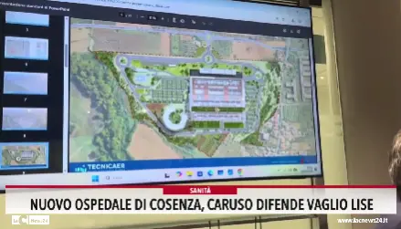 Nuovo ospedale di Cosenza, Caruso difende Vaglio Lise